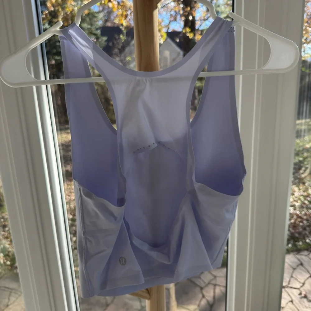 Lululemon Fast and Free Tank Top Light Serene Blue Size Small - Picture 5 of 5